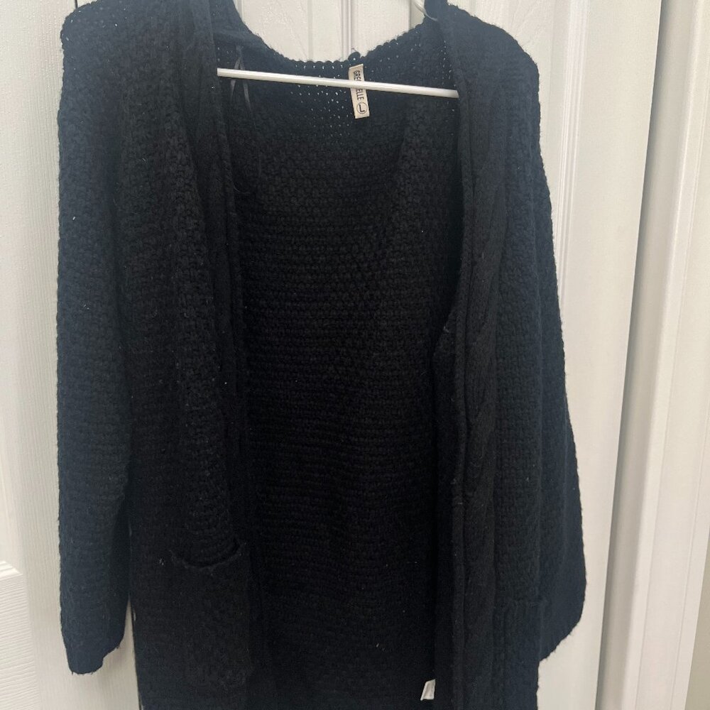 Divided Black Cardigan L